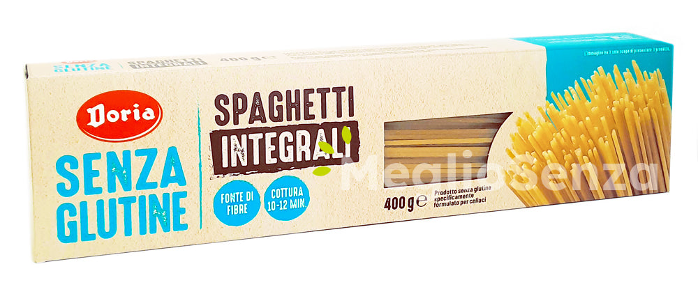 Doria - Spaghetti integrali - Senza glutine - Senza Uova - MeglioSenza