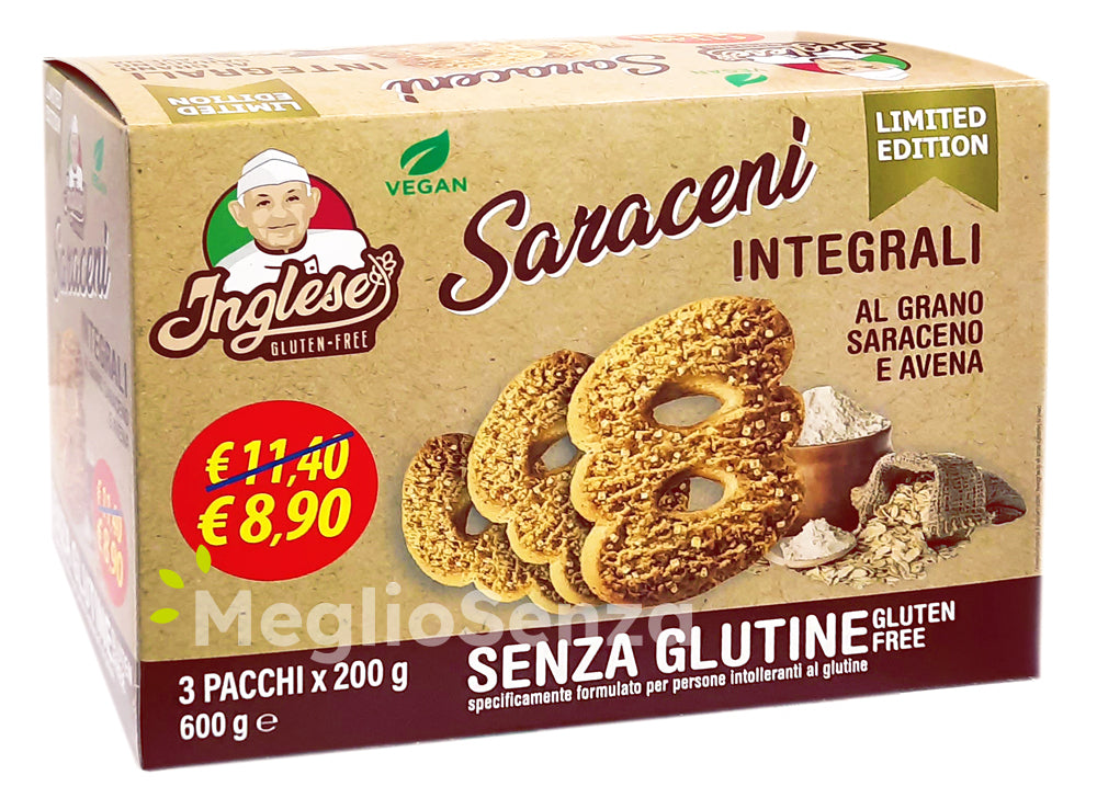 Inglese - Box Saraceni - Senza Glutine - senza latte - Vegan - MeglioSenza