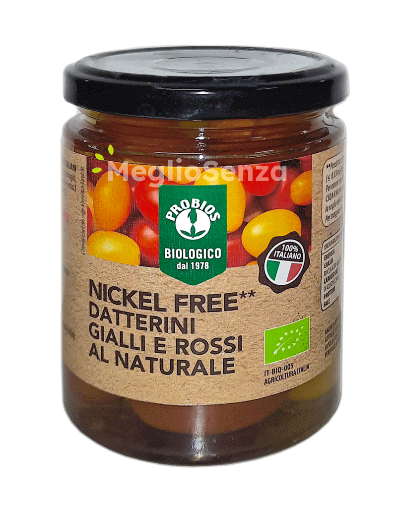 Probios - Datterini Gialli e rossi Nickel free - senza glutine - MeglioSenza