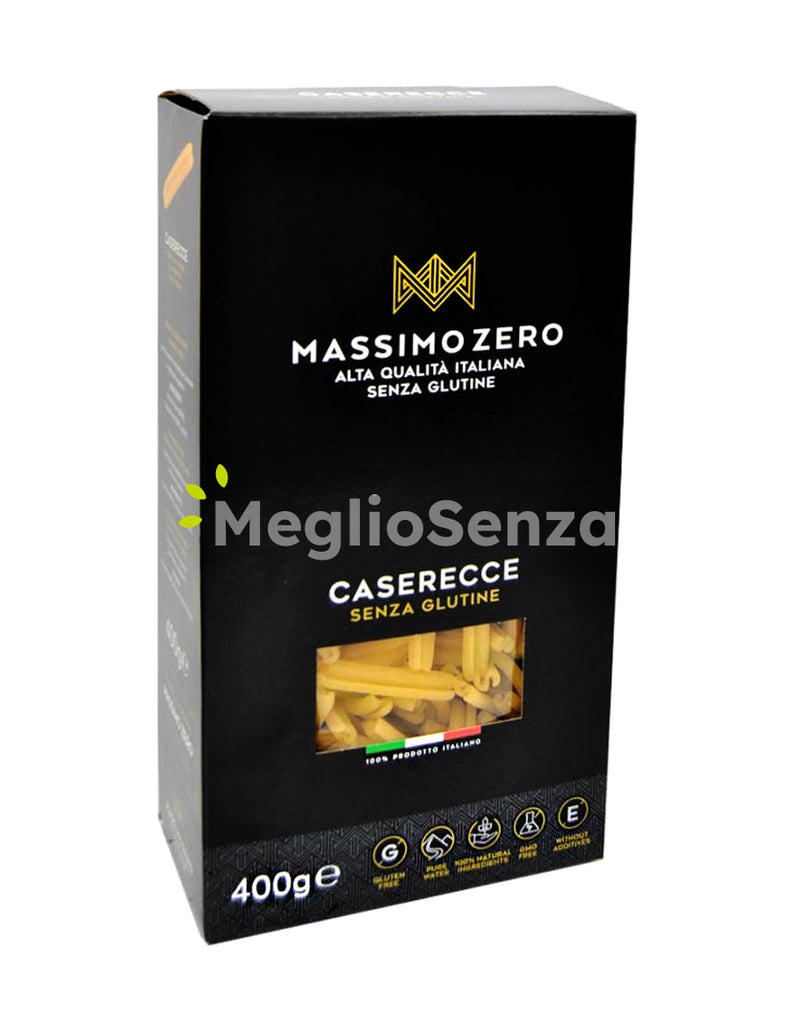Massimo Zero - Caserecce - senza glutine - senza latte - senza uova - vegan - MeglioSenza
