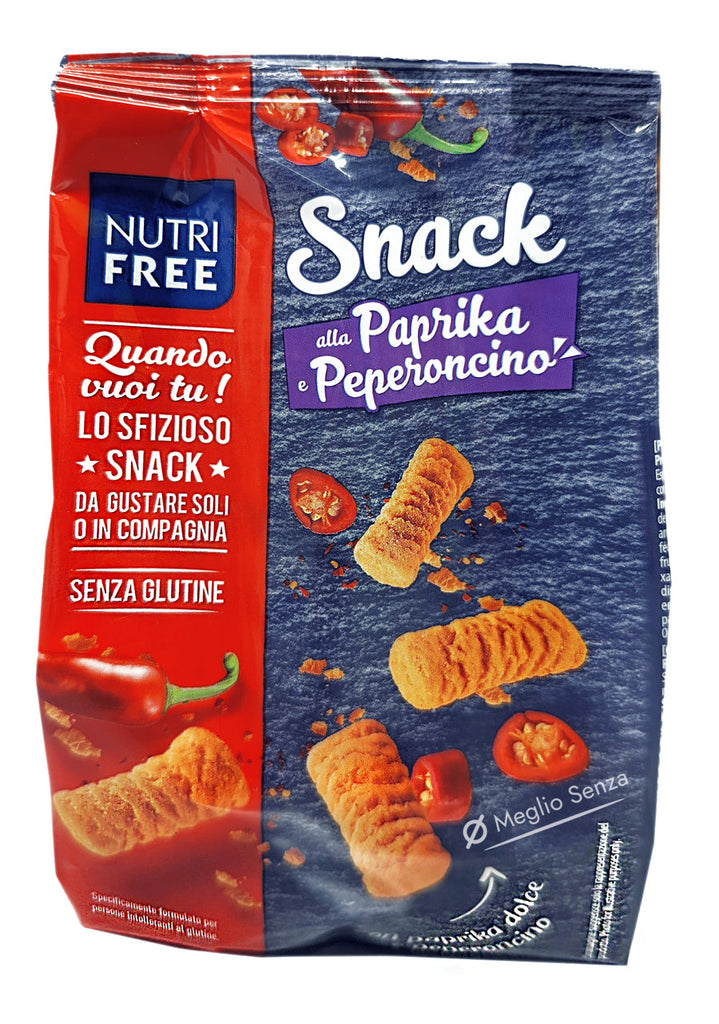 Nutrifree - Snack gusto Paprika e Peperoncino senza glutine certificato gluten free