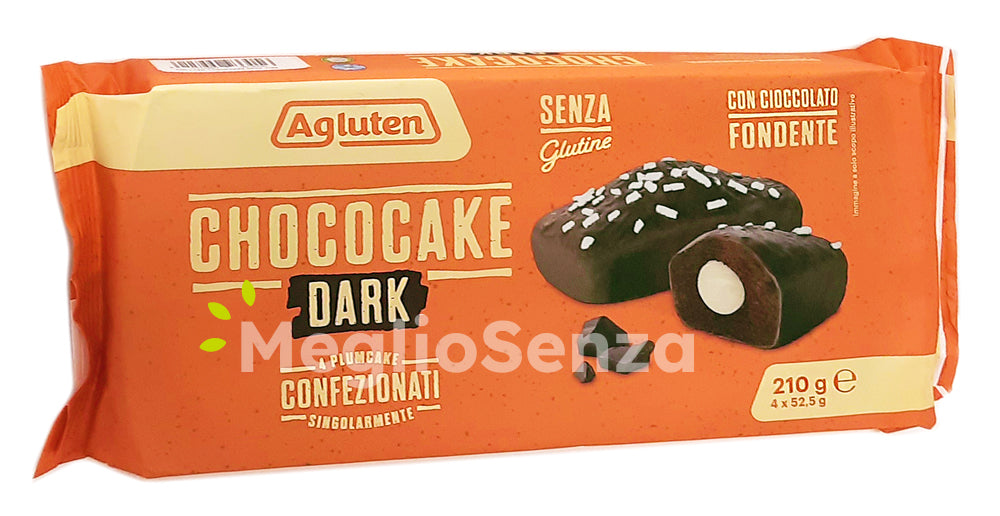Agluten - Chococake Dark - Senza Glutine - MeglioSenza