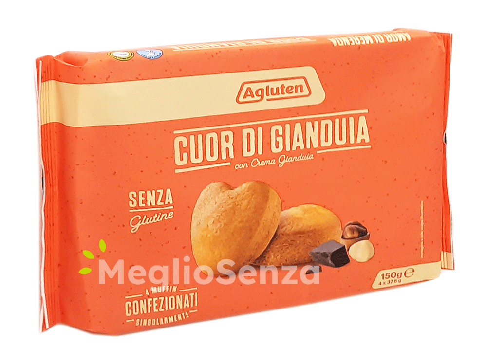 Agluten - Cuor di Gianduia - Senza Glutine - MeglioSenza