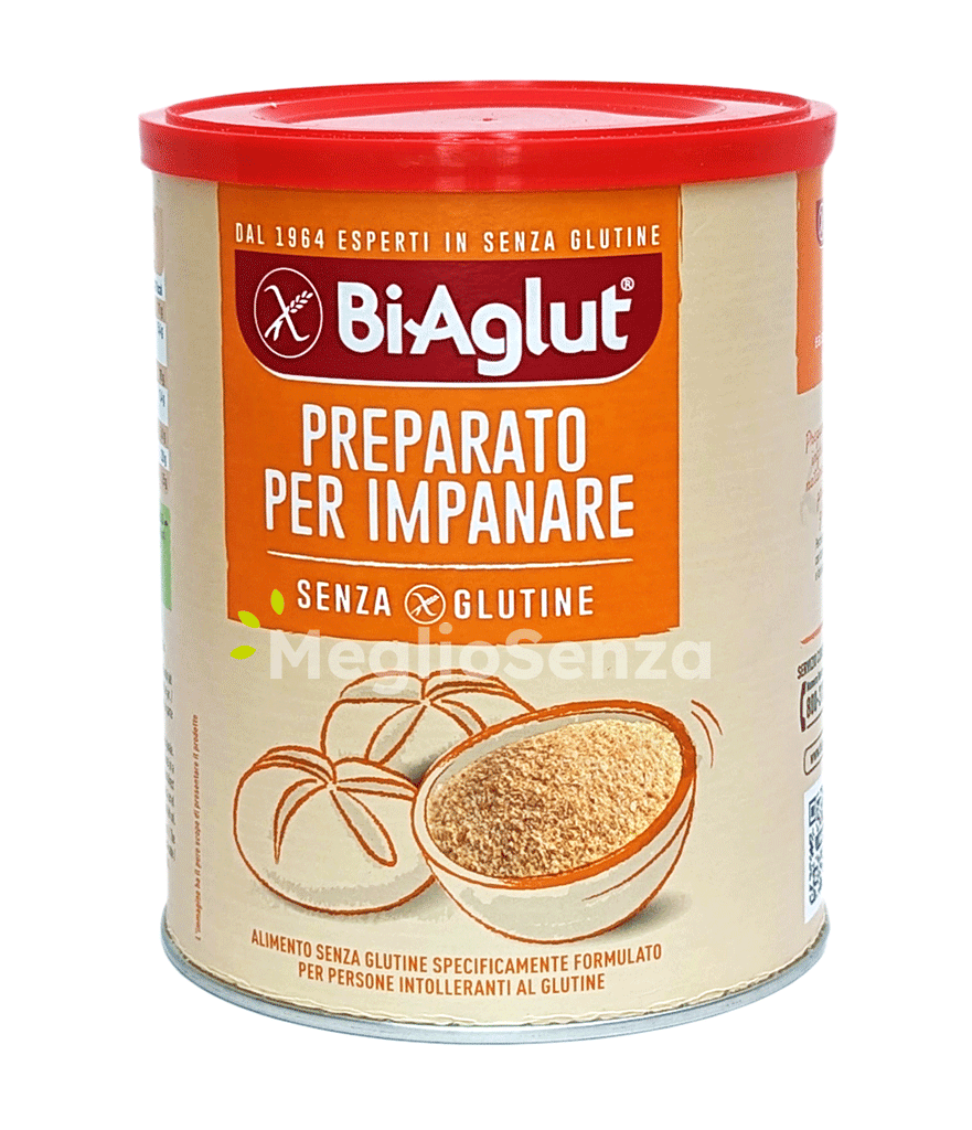 Biaglut - preparato  per impanare - Senza glutine - MeglioSenza