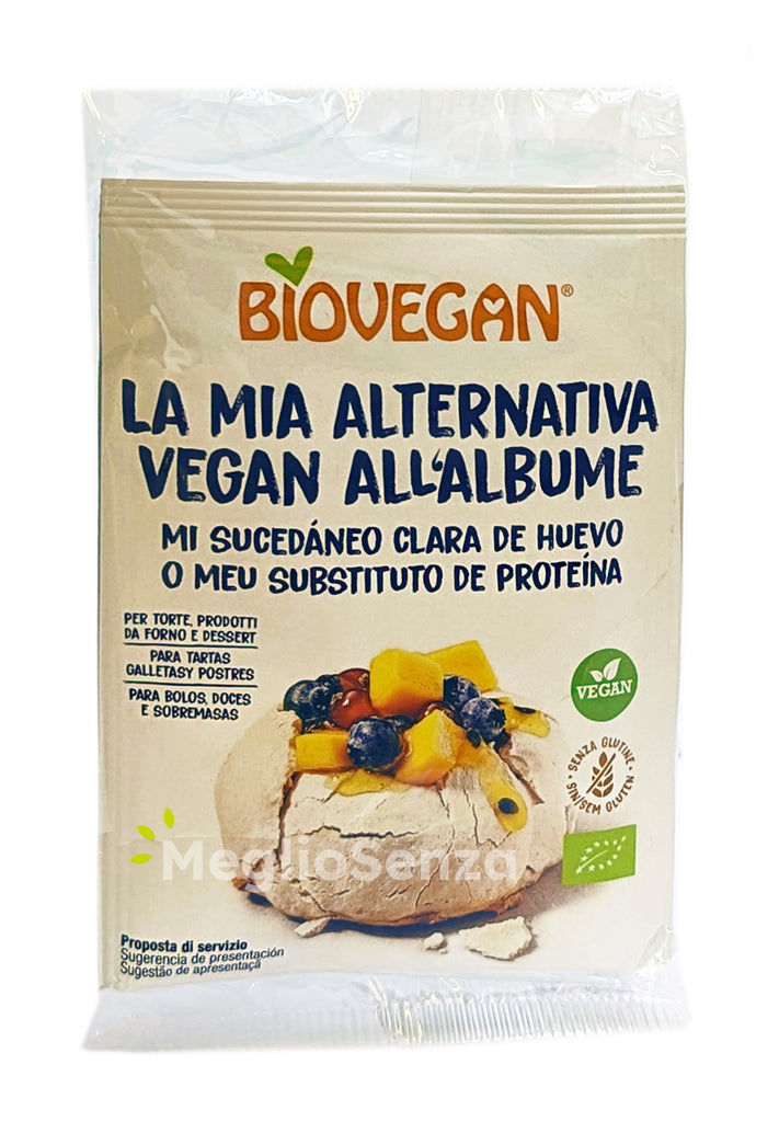 Biovegan - Alternativa Vegan all' albume - senza glutine - senza latte - sena uova - MeglioSenza