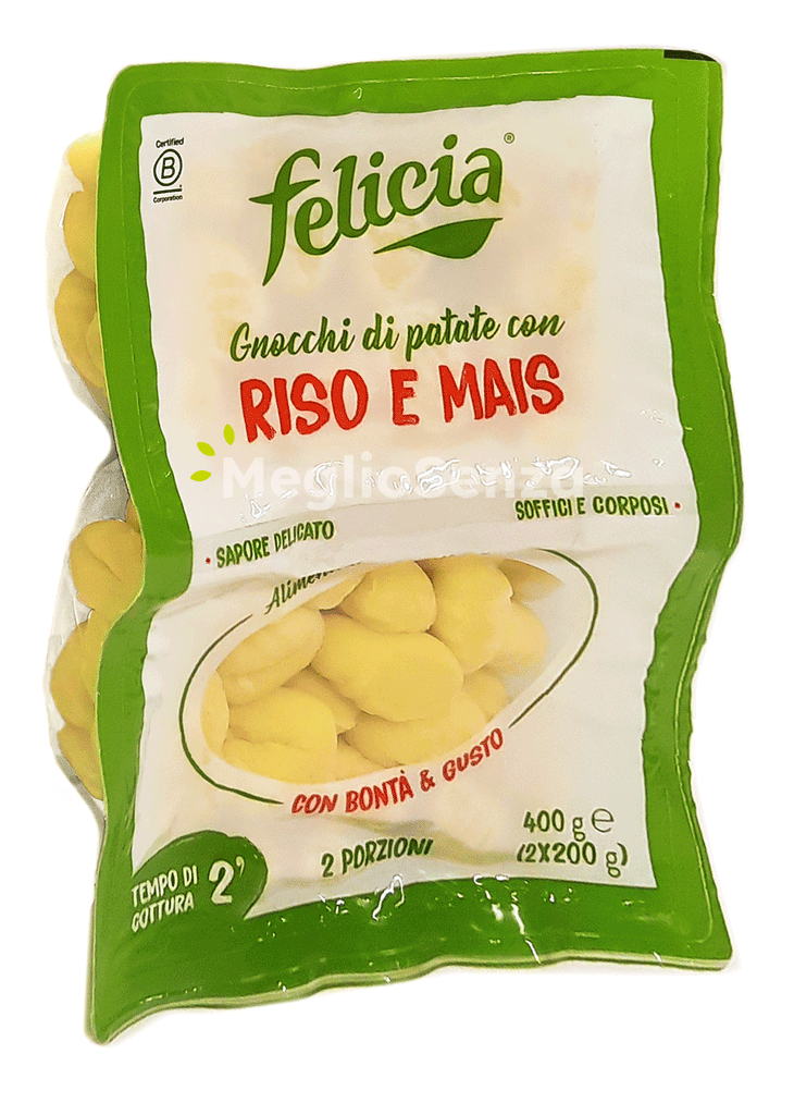 Felicia - Gnocchi di Patate - Senza Glutine - Senza Latte - Senza Uova - MeglioSenza