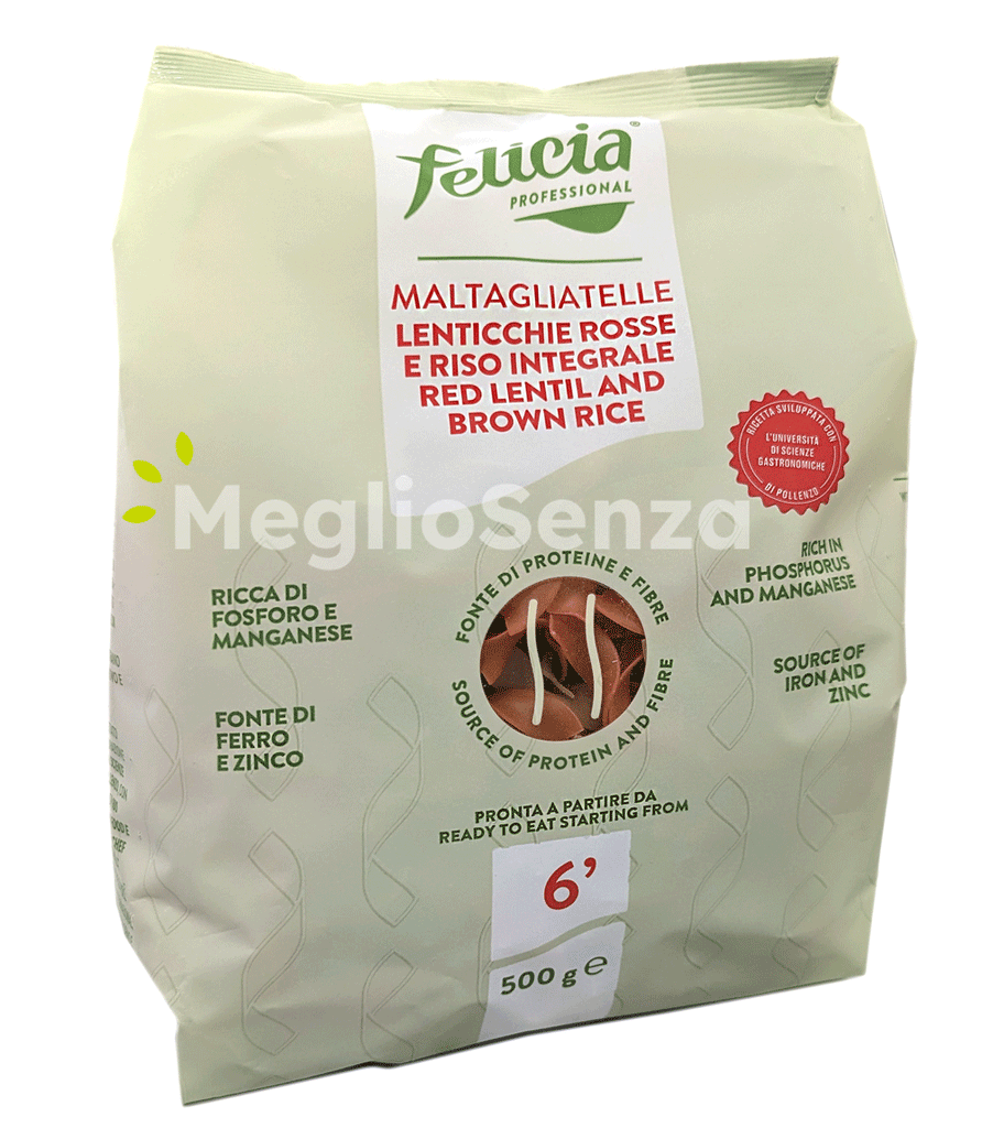Felicia - Maltagliatelle - Senza Glutine - Senza Latte - Senza Uova - MeglioSenza