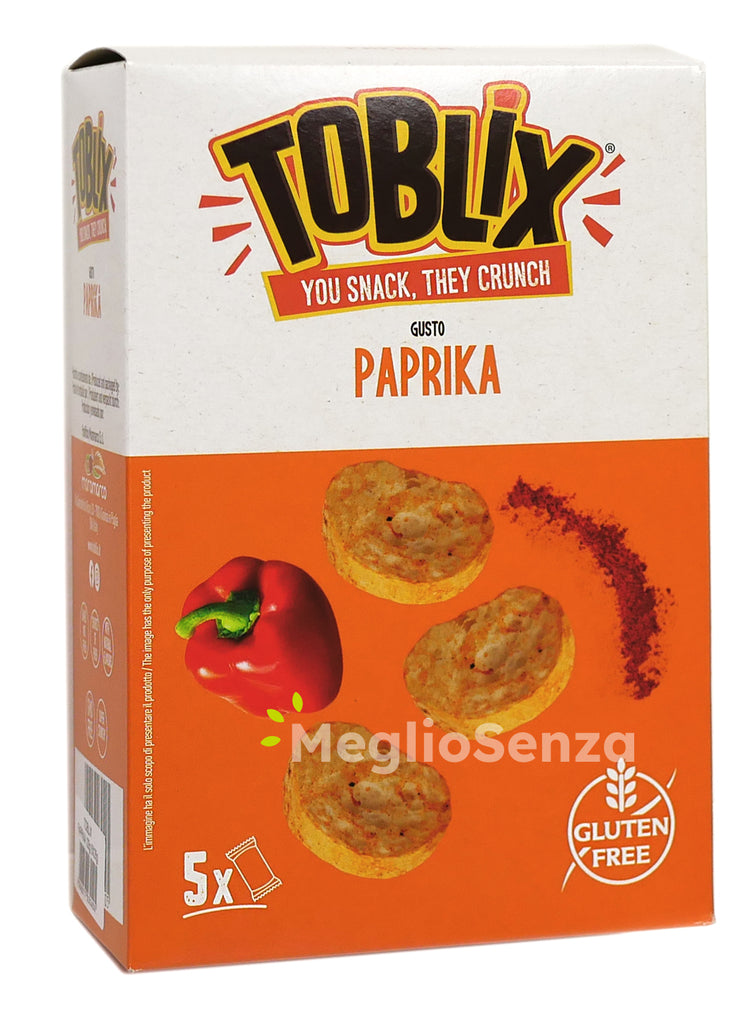 Moramarco-Toblix-Paprika - Senza glutine - senza latte - senza uova - vegan - MeglioSenza