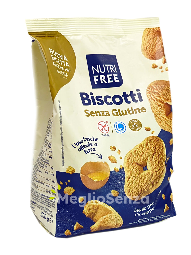 Nutrifree - Biscotti - Senza Glutine - Senza Lattosio - MeglioSenza