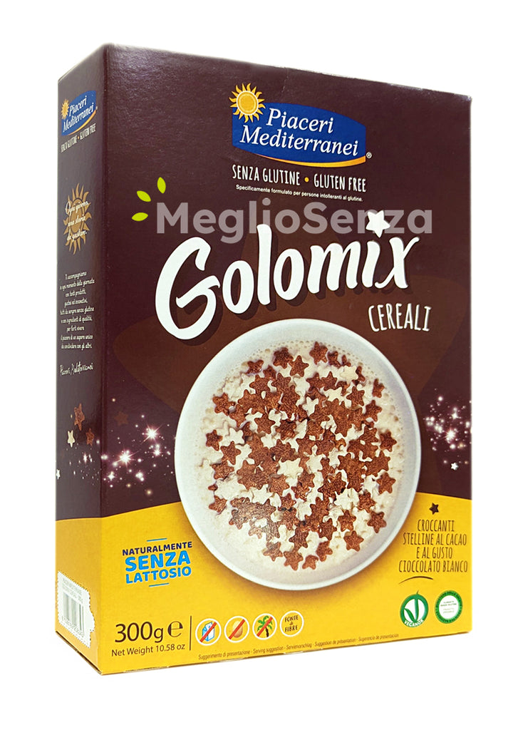 Piaceri Mediterranei - Golomix Cereali - Senza latte - senza lattosio - senza uova - MeglioSenza