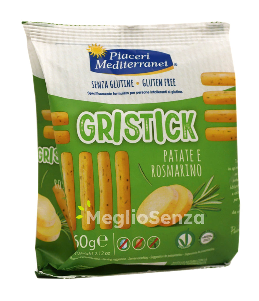 Piaceri-Mediterranei-Gristick-Patate-e-Rosmarino - Senza glutine - senza latte - senza uova - meglioSenza