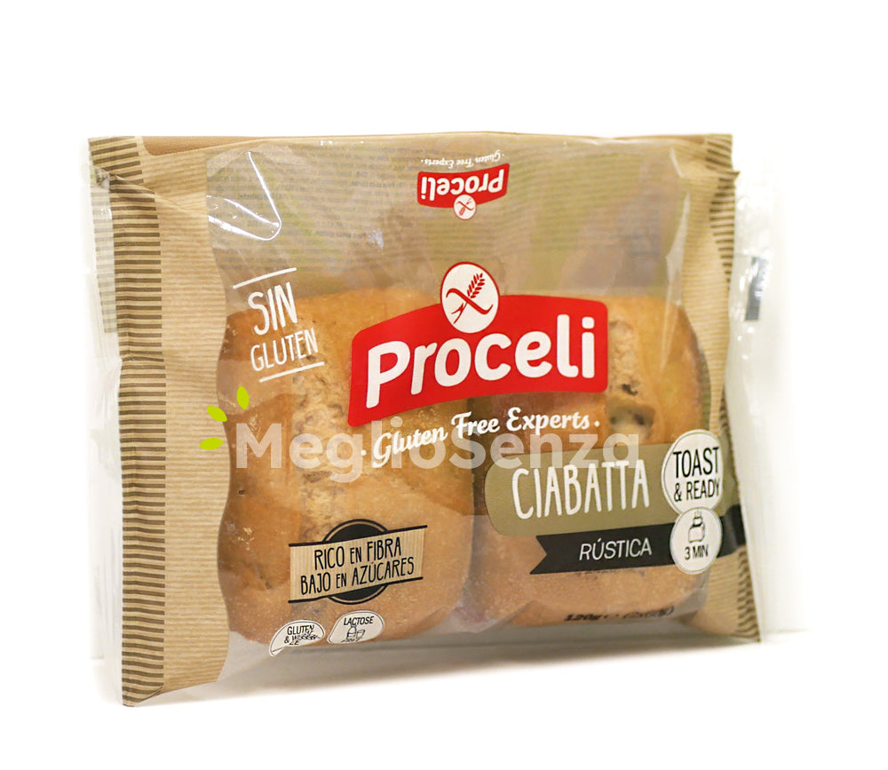 Proceli-Ciabatta-Rustica - senza nickel - senza latte - MeglioSenza