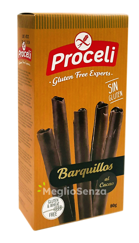 Proceli - Barquillos - senza glutine - senza uova - MeglioSenza