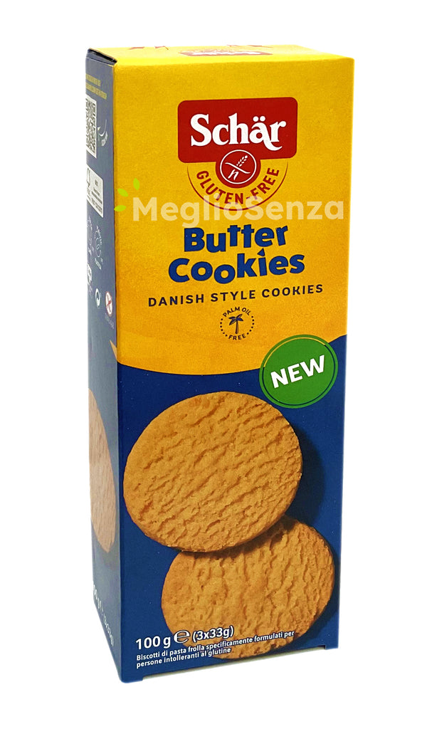 Schar - Butter Cookies - Senza Glutine - Senza Uova - MeglioSenza