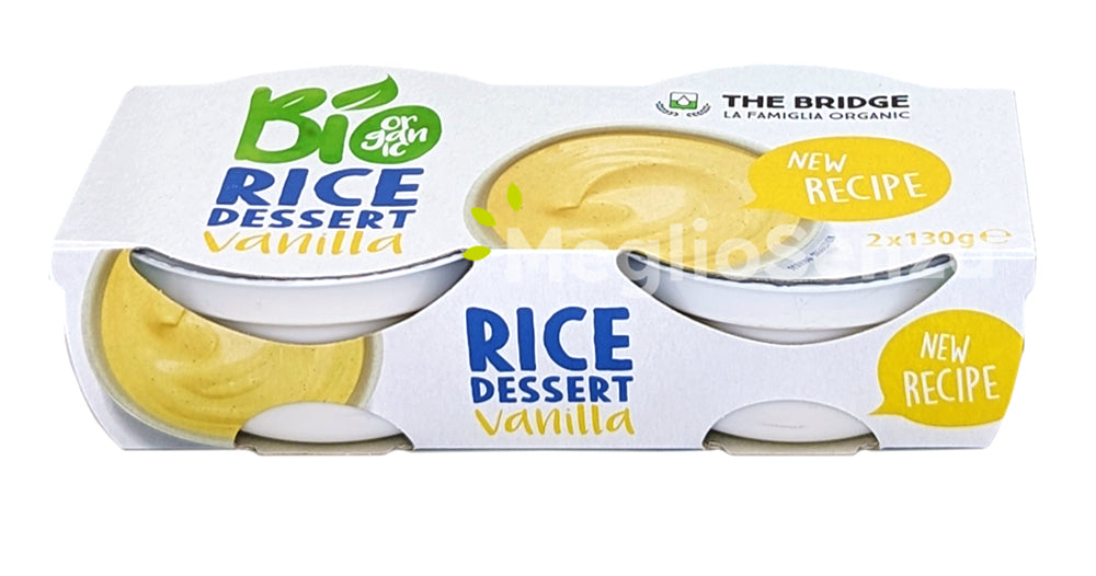 The Bridge Rice Dessert Vanilla - Senza glutine - Senza latte - Senza uova -  Vegan - MeglioSenza