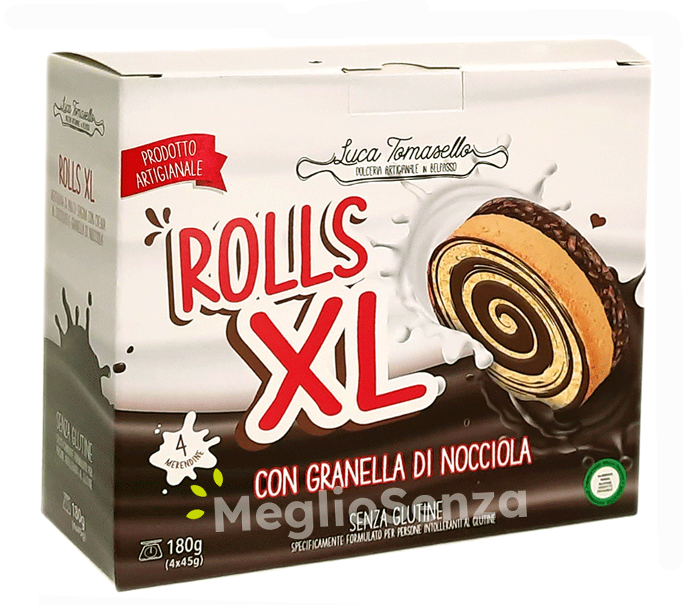 Luca Tomasello - Rolls XL - senza glutine - MeglioSenza