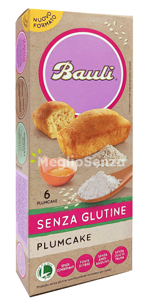Bauli - Plumcake - Senza Glutine - Senza Latte - MeglioSenza