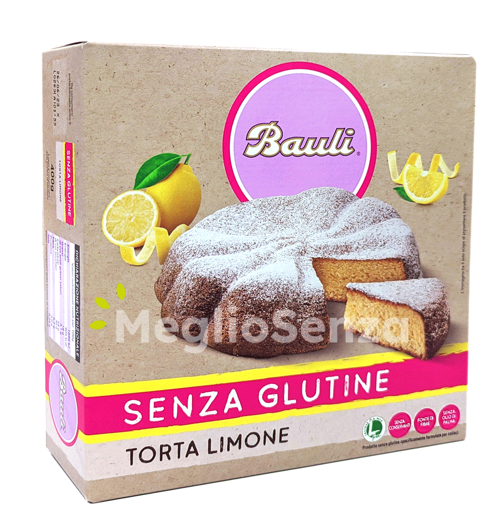Bauli - Torta al Limone - Senza Glutine - Senza Latte - MeglioSenza