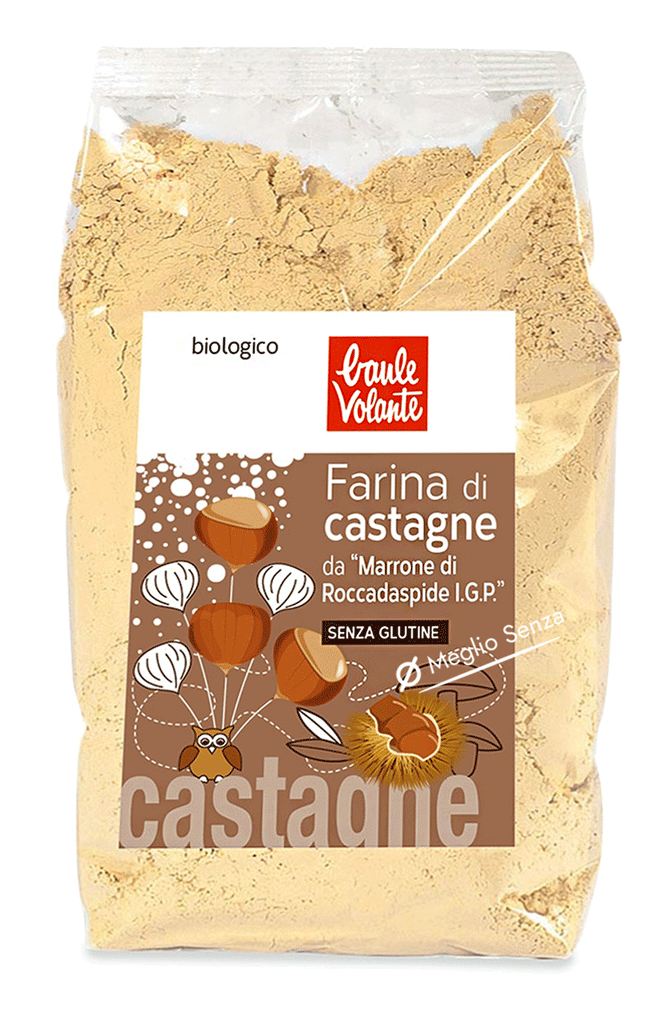 Baule Volante - Farina di Castagne Bio senza glutine - Meglio Senza