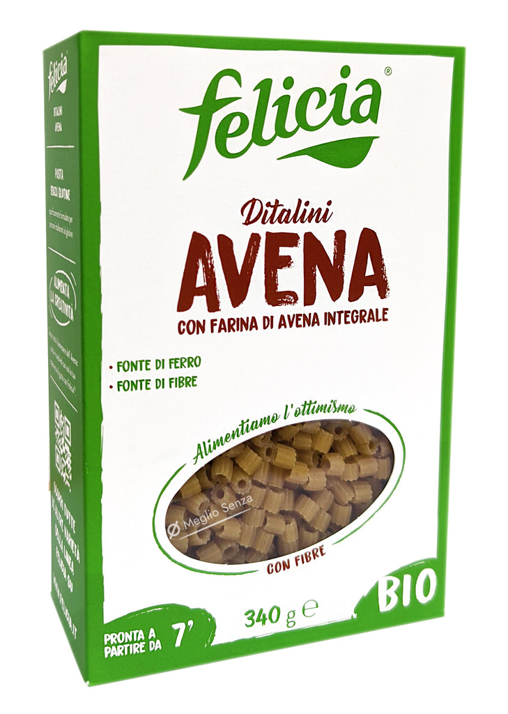 Felicia - Ditalini di avena - Senza Glutine  - Meglio Senza