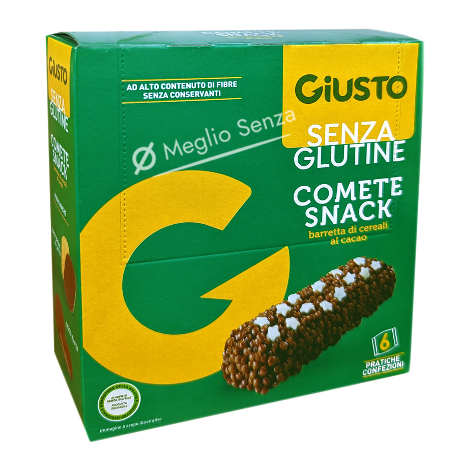 Giusto - Comete Snack - Senza Glutine - Senza Uova - Meglio Senza