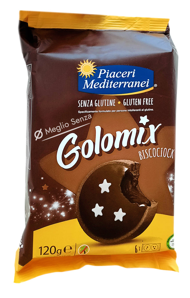Novità Piaceri Mediterranei - Golomix Biscociock - Senza Glutine - Meglio Senza