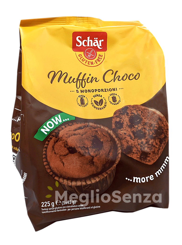 Schar - Muffin Choco - Senza Glutine - Senza Lattosio - MeglioSenza
