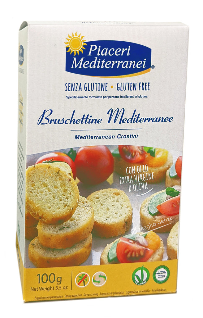 Bruschettine Mediterranee-Piaceri Mediterranei-Meglio Senza