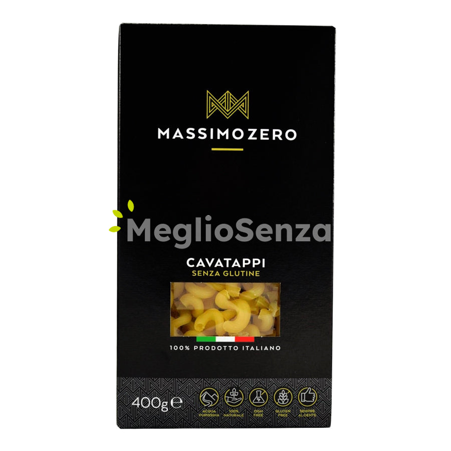 Massimo Zero - Cavatappi - Senza glutine - senza latte - Senza Uova - MeglioSenza