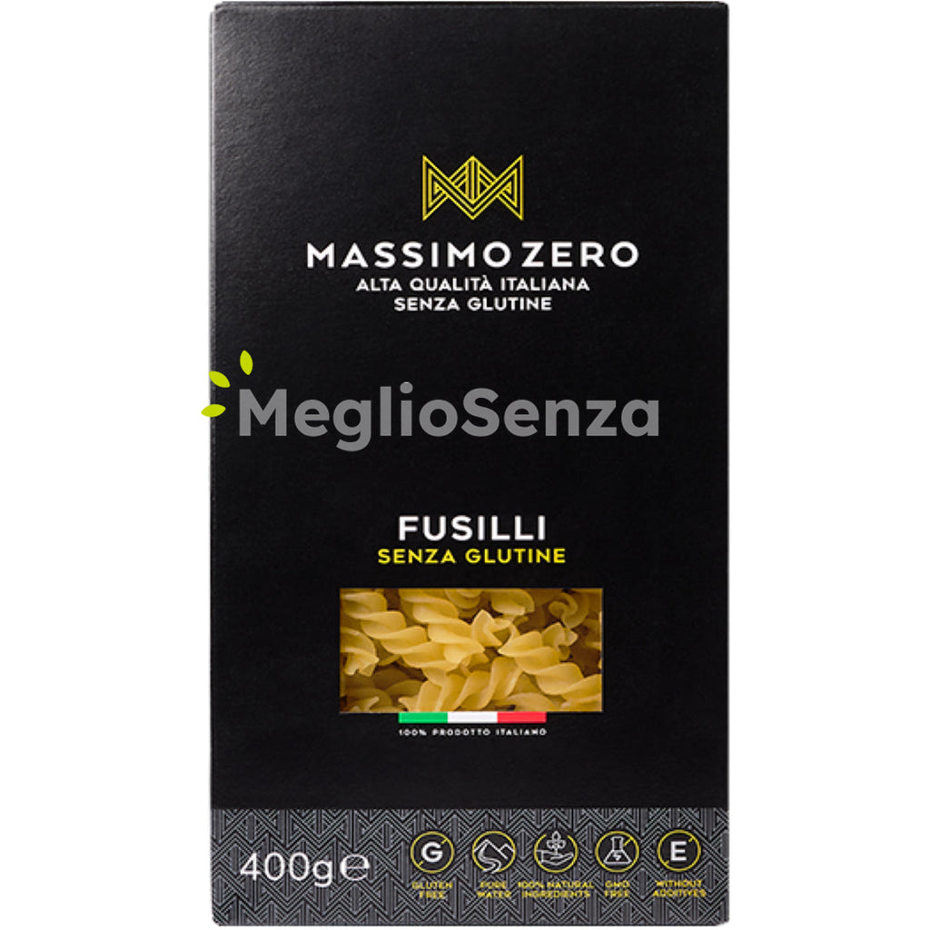 Massimo Zero - Fusilli senza glutine - vegan - MeglioSenza